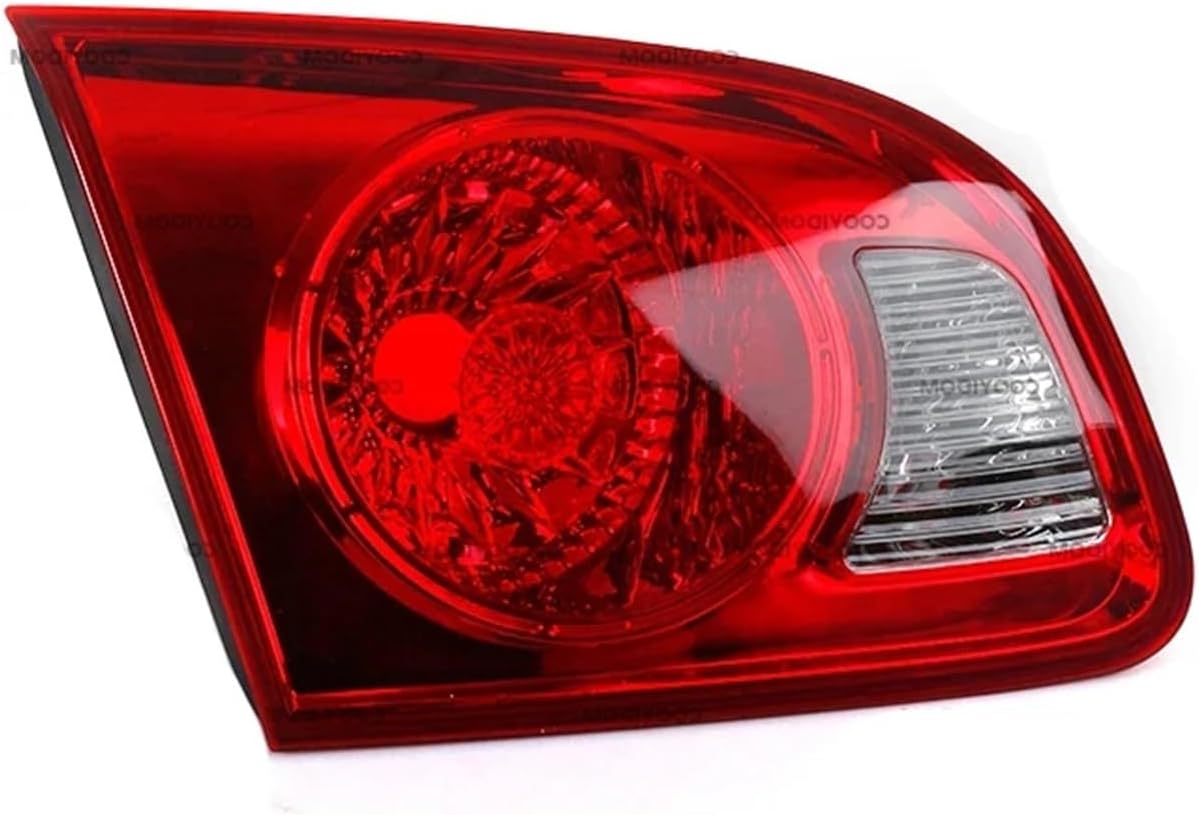 Car Rear Brake Light Tail Side Lamp Cover No Bulb Fog Shell 924022B000 924052B000 924012B000 Compatible with Hyundai Santa Fe 2007 2008 2009(Right inner)
