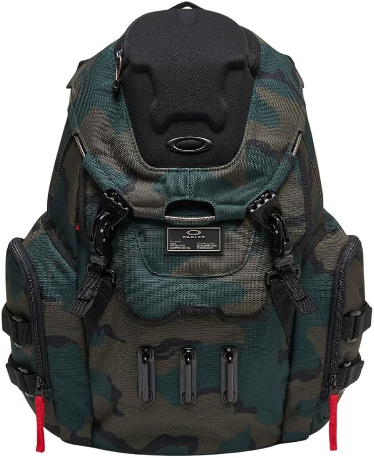 Men's Bathroom Sink Recycled Backpack, Green, One Size, Bathroom Sink Recycled Backpack