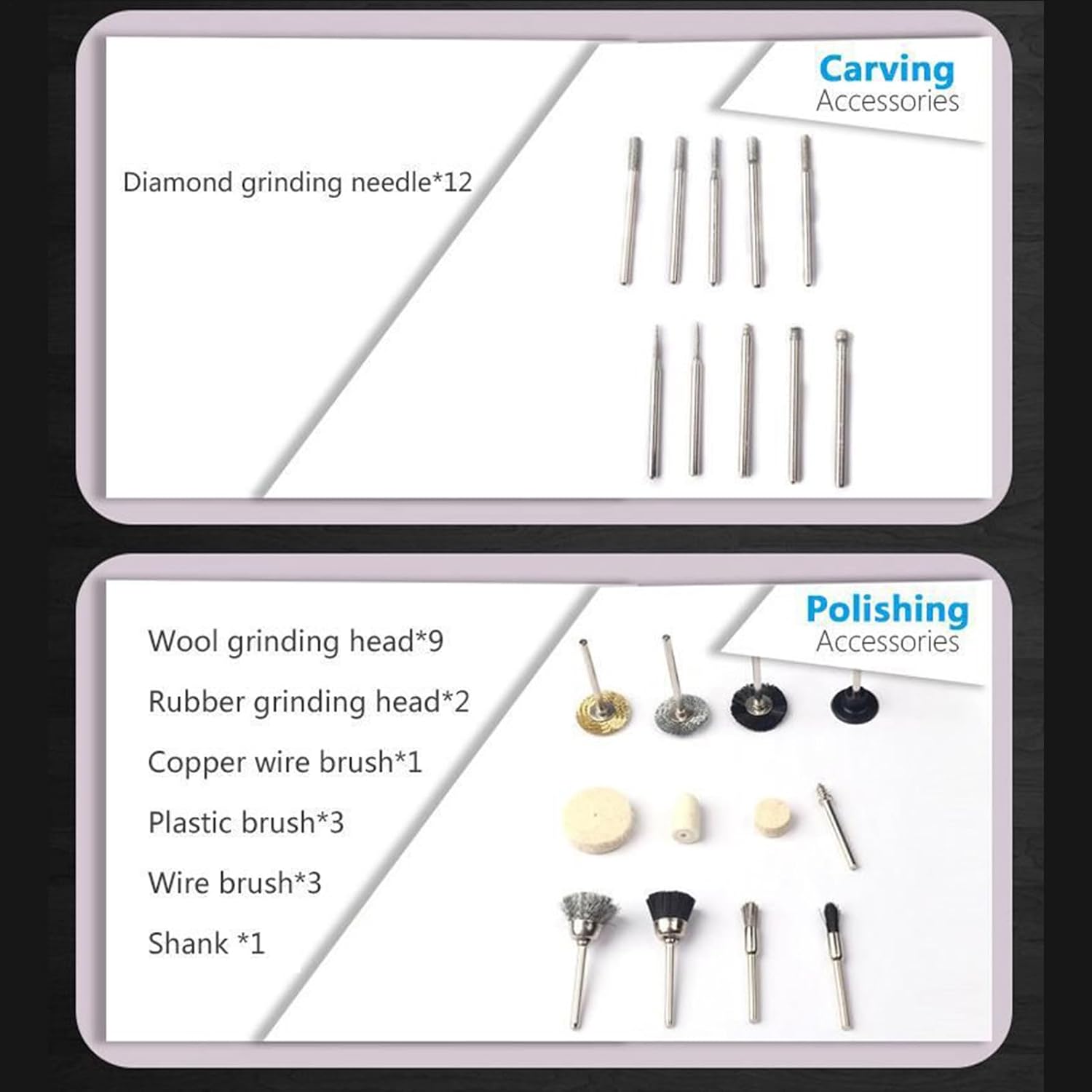 Rotary Tool Accessories Kit | 276 Piece Electric Grinder Accessories with Carrying Case,All Purpose Set for Rotary Tool,for Sanding Grinding Carving Polishing Drilling Engraving Home Repair