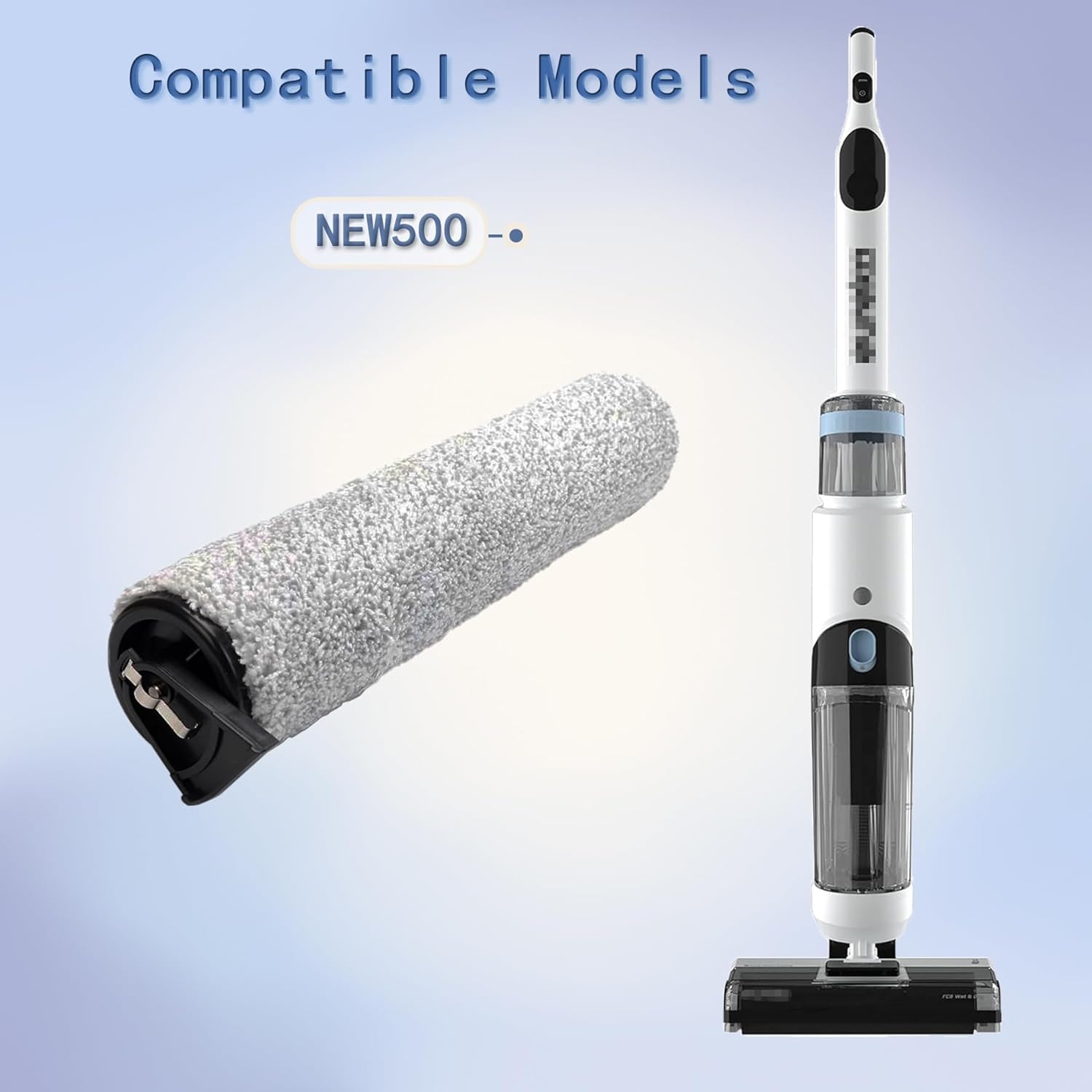 Replacement Roller Brush for Eureka NEW500 Vacuum Cleaner, 3 Roller Brushes, Vacuum Accessories