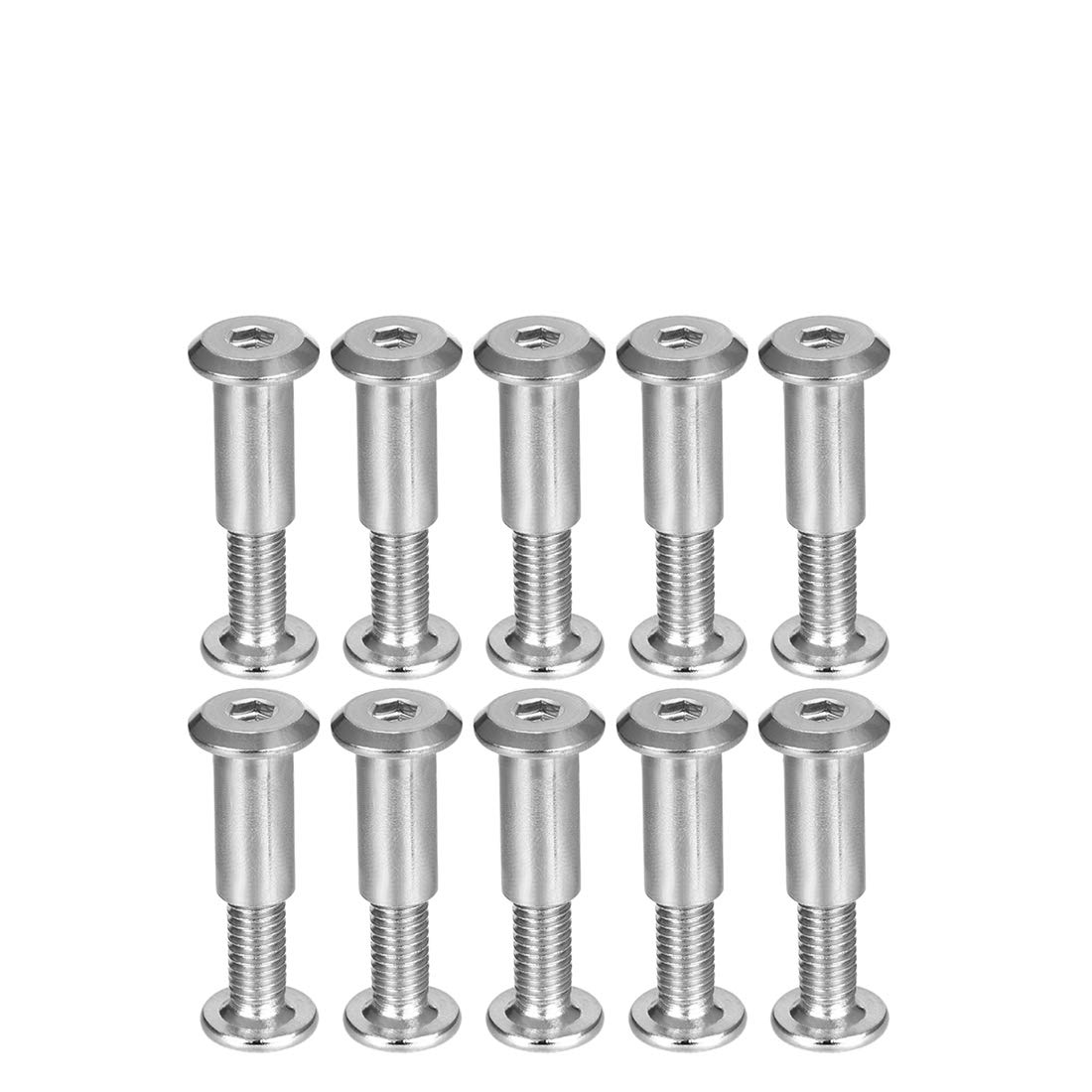 M6 Binding Screws - Leather Fasteners (10 Sets) -6