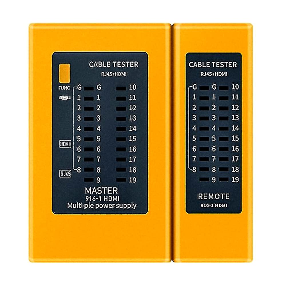 Meshiv 2in1 Cable Tester, HDMI High Definition Digital Cable Tester, RJ45 Network Cable Tester, HDMI & RJ45 Cable Continuity Checker LAN Cable Detector (B0BFDVWHK1) Amazon Price History, Amazon Price Tracker