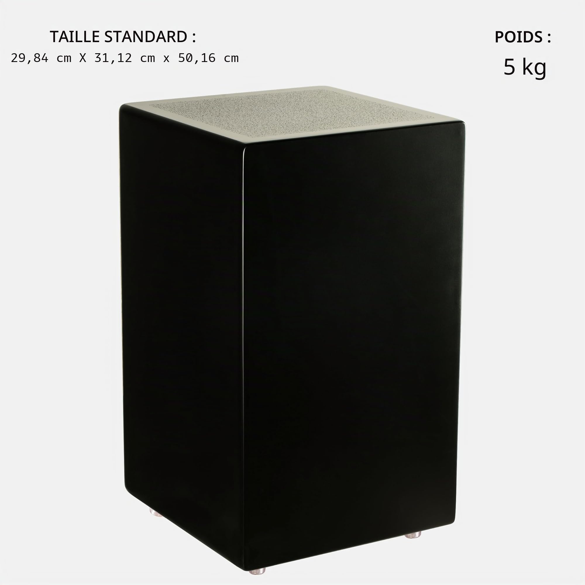 Meinl Percussion Subwoofer Cajon Instrument - Grande drum box avec 2 rosaces projetant le son - Surface de jeu American White Ash (SUBCAJ1AWA)
