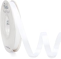 Vista 12 de Ribbli - Cinta de satén roja de doble cara, 1 pulgada x 25 yardas, cinta de tela para uso en ramo de lazos, envoltura de regalo de Navidad, arreglo