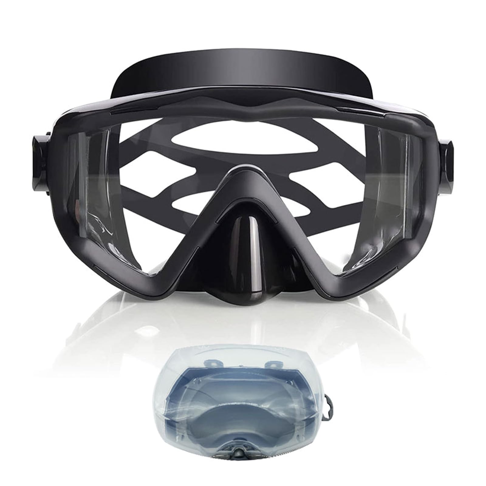 Gafas de buceo antifugas con vistas amplias para esnórquel, gafas de buceo, gafas de natación y pesca submarina