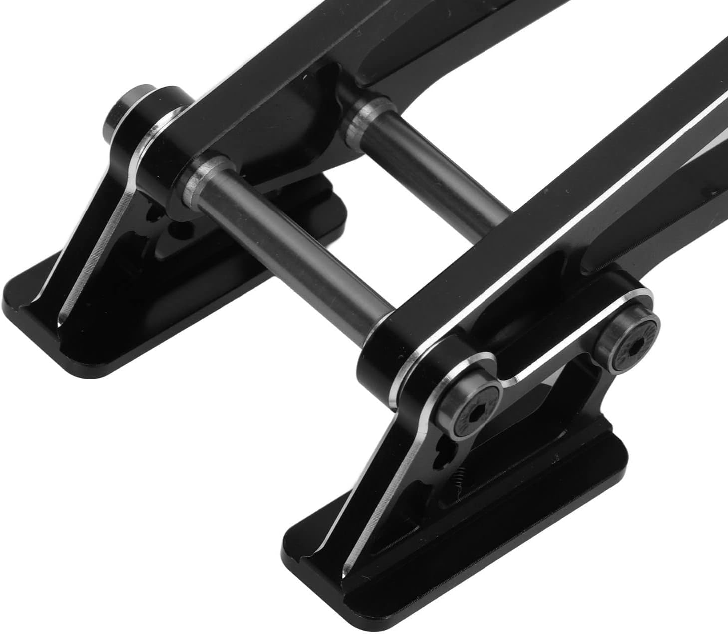 Aluminum Alloy RC Rear Wing Mount Set, 1/8 RC Car Spare Part for Arrma Kraton Typhon RC Car(Black)