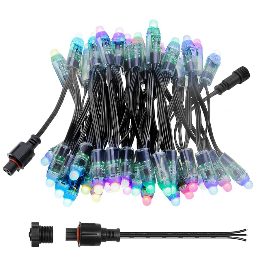 嬉遊圖 ALITOVE 5V WS2811 LED Pixel Lights Xconnect Individually