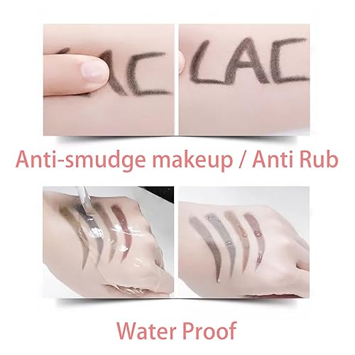 Miniatura 4 de Bolígrafo mágico y preciso para cejas impermeable, duradero e impermeable con 4 puntas de microhorquilla, crea maquillaje natural para cejas (marrón