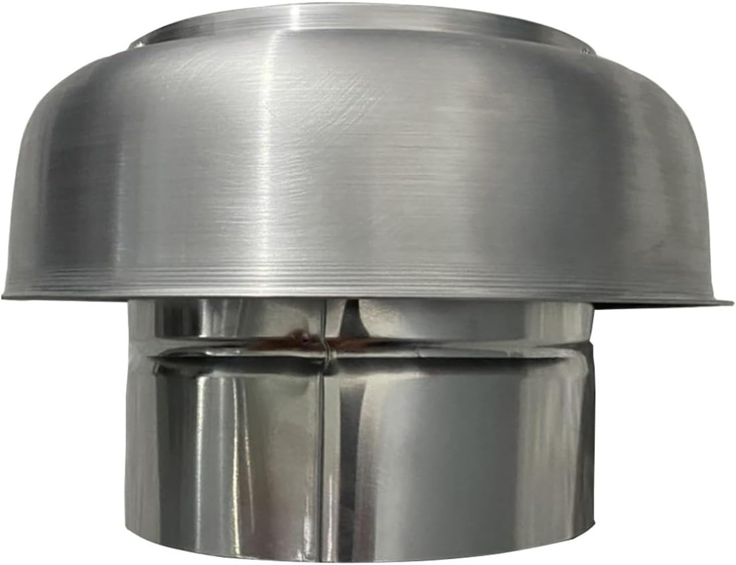 IGNVXMGKP Aluminum Alloy Round Chimney Caps, 4/5/6/8 Inch Round Roof Vent Cap Rain Cover Roof Exhaust Vents, 360 Degree Rain Hat Round Exhaust Protector Cap, Stovepipe Finial(8in)