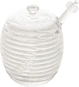 LYOR - Meleira de Cristal C/Pegador e Tampa Colmeia 210ml