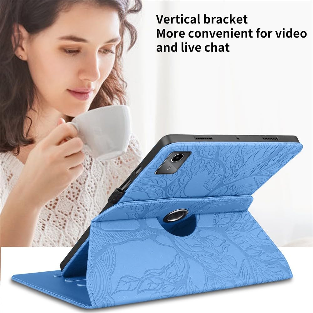 Generic Étui compatible avec Samsung Galaxy Tab A8 10.5 2022 SM-X207 (couleur : violet) étui à rabat en cuir avec support rotatif