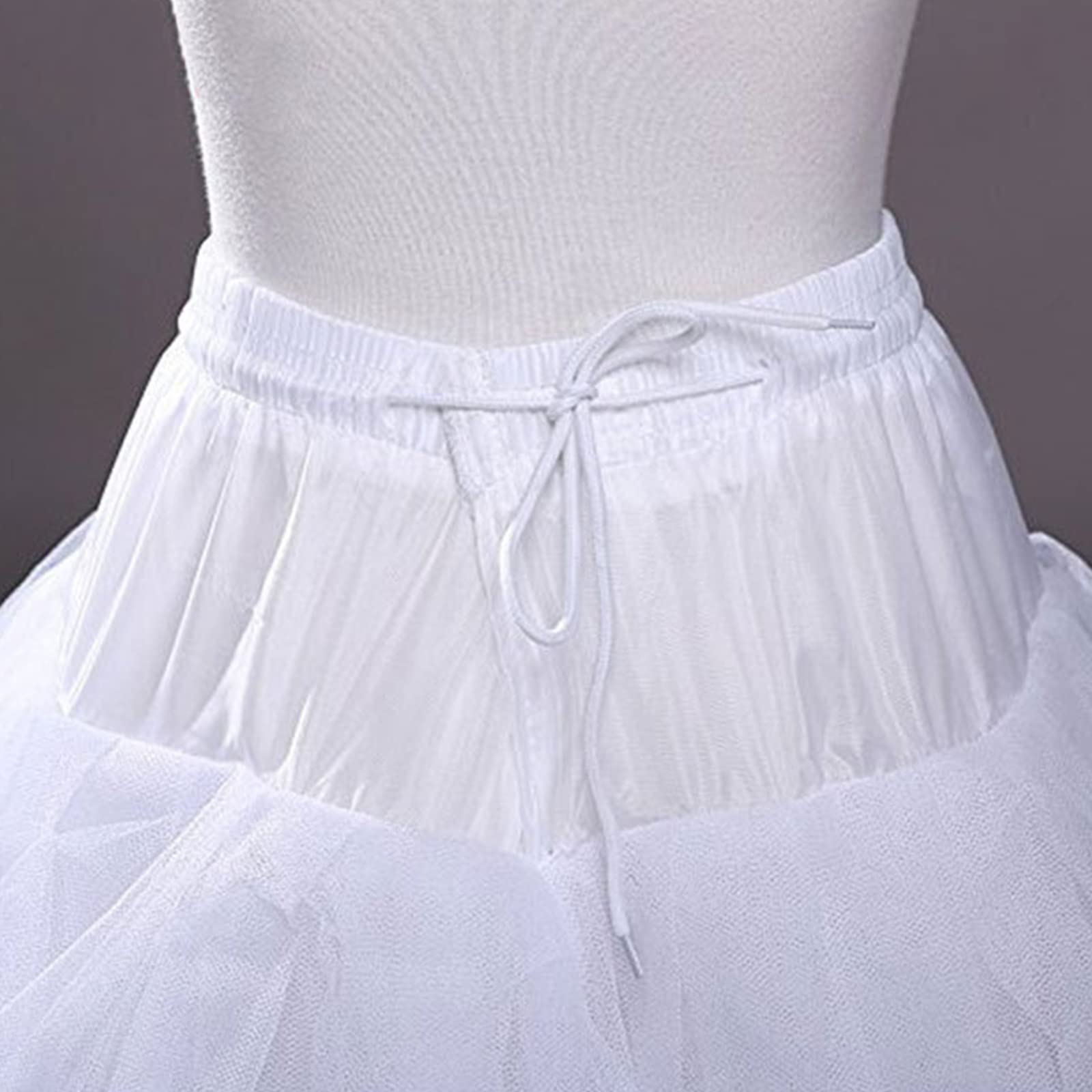 Robe de mariée trapèze sans cerceaux, Jupon en Crinoline, sous-Jupe pour Robe Formelle, Longueur, Robe de mariée, Jupon pour, Taille, Bal de Fin d ' année