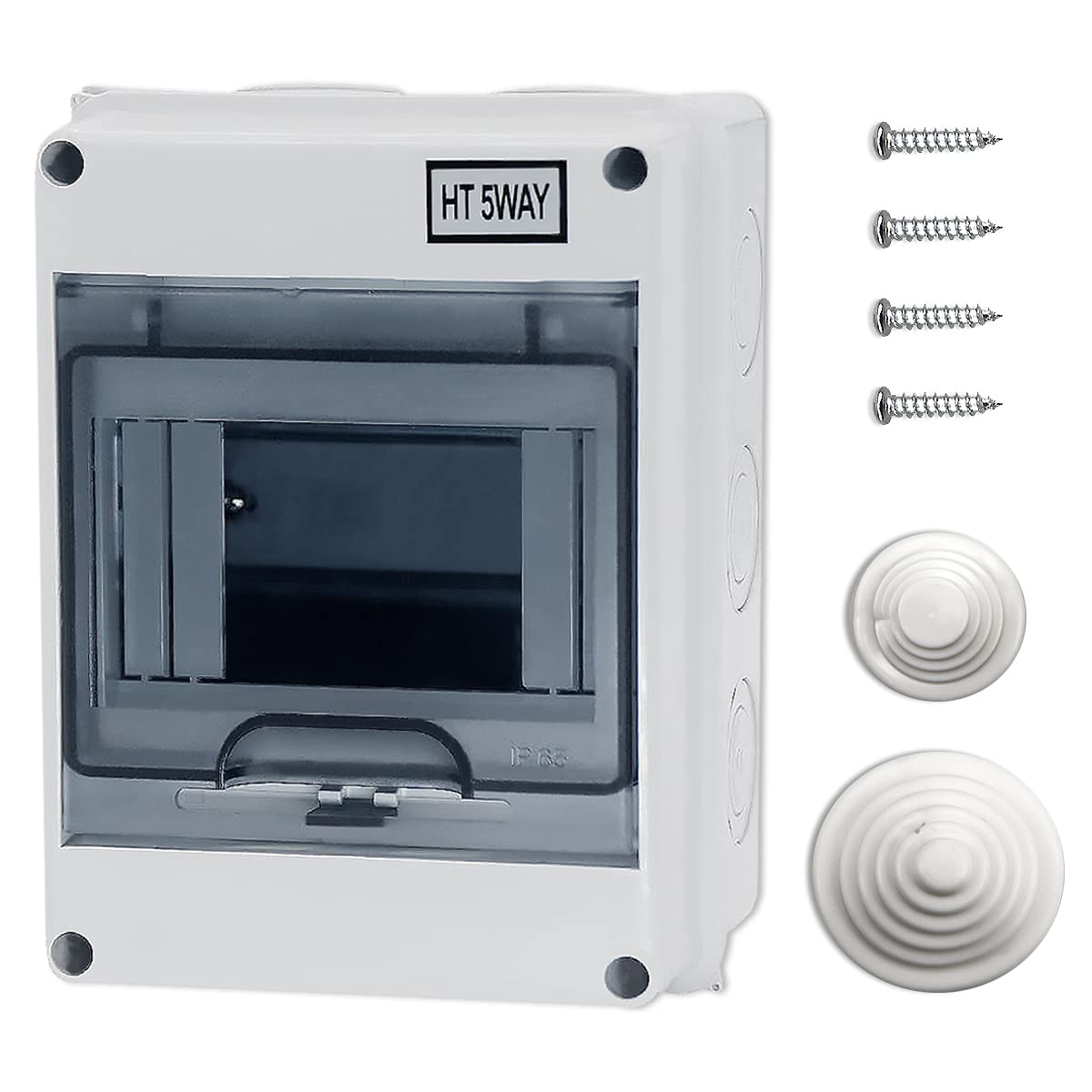 5 Way IP65 ABS Transparent Cover Distribution India