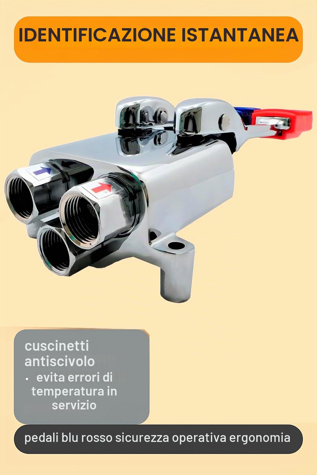 Linea Bianca - Pedale miscelatore acqua fredda/calda