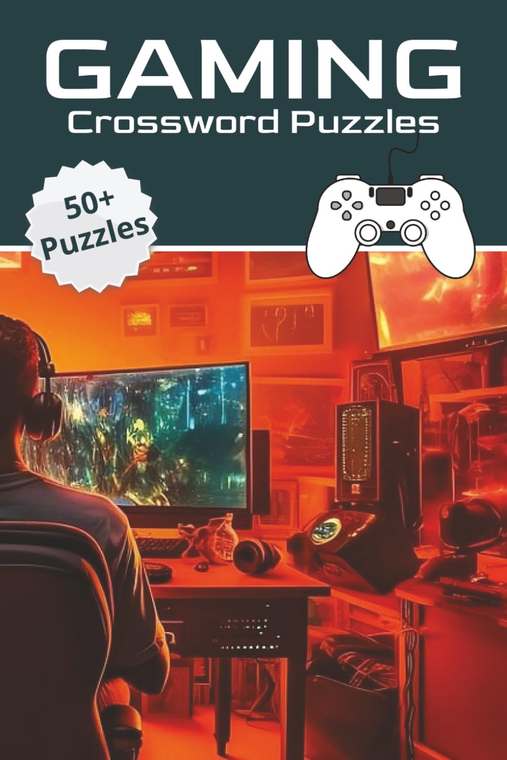 Gaming Crossword Puzzles: Crossword Puzzles with Easy to Read Print about Gaming, Computing and More, 6x9 inches, 120 pages, 50+ Puzzles... Gift for Vacations, Holidays and Relaxation