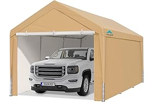 ADVANCE OUTDOOR 10x20 ft Heavy Duty Carport: Outdoor Protection, Durability and Versatility
