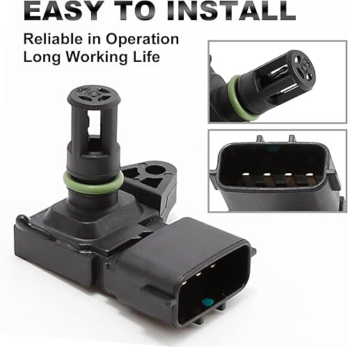 Miniatura 5 de MAP Sensor de presión de admisión de aire de repuesto para Dodge Ram 2500 3500 Reemplazo para motor diesel Cummins 6.7L 2007 - reemplazo para