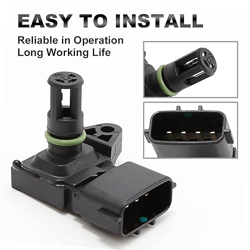 Miniatura 5 de MAP Sensor de presión de admisión de aire de repuesto para Dodge Ram 2500 3500 Reemplazo para motor diesel Cummins 6.7L 2007 - reemplazo para