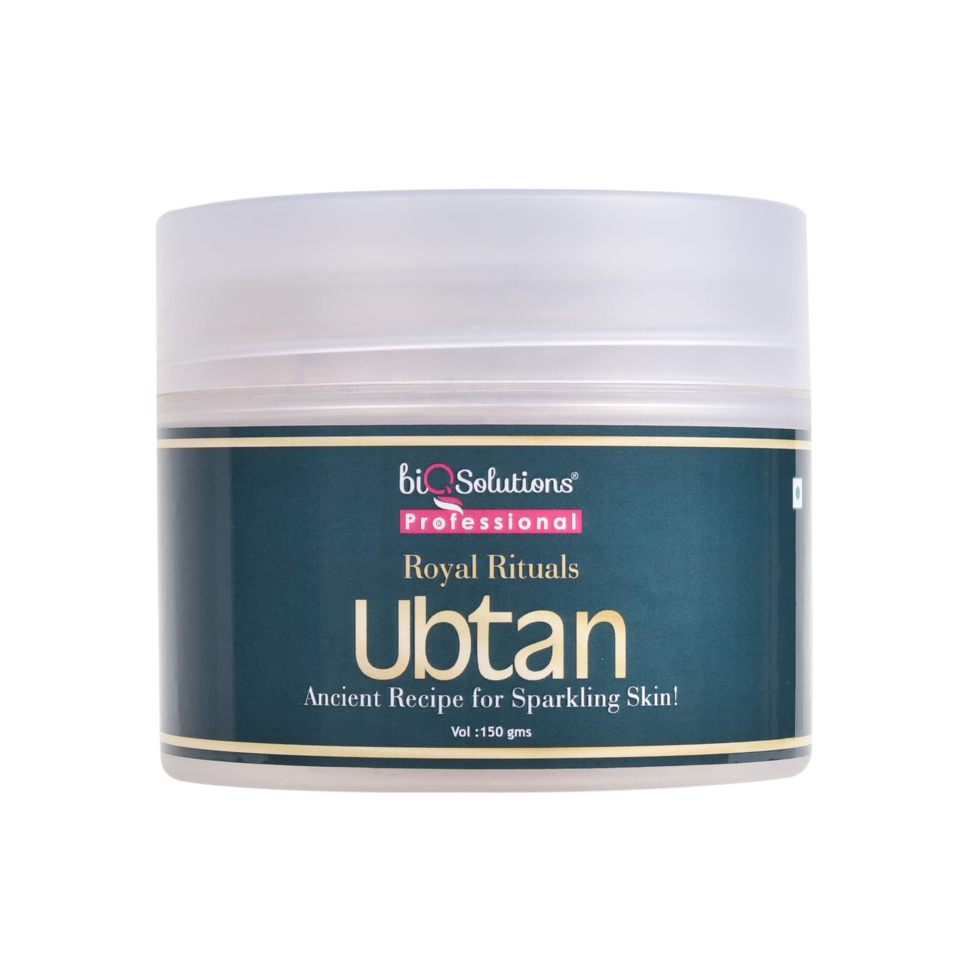 Bio Solution Professional Royal Rituals Ubtan Powder Face Pack for Hyperpigmentation, Dark Spots & Radiant Complexion Made With Milk Powder, Wheat Germ Oil, Sandal Oil and Almond Powder;150gm