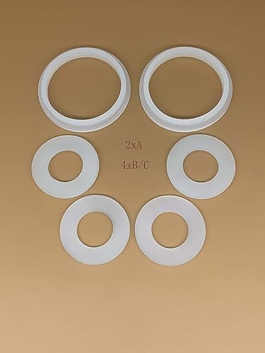 Bamkyait Arandelas de juntas de conectores para Bestway Coleman SaluSpa Lay-Z-Spa, 2A y 4BC