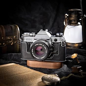 canon ae-1 一眼レフカメラ　ケース Amazon.co.jp: ハンドメイド 本革 ハーフカメラケース バッグ