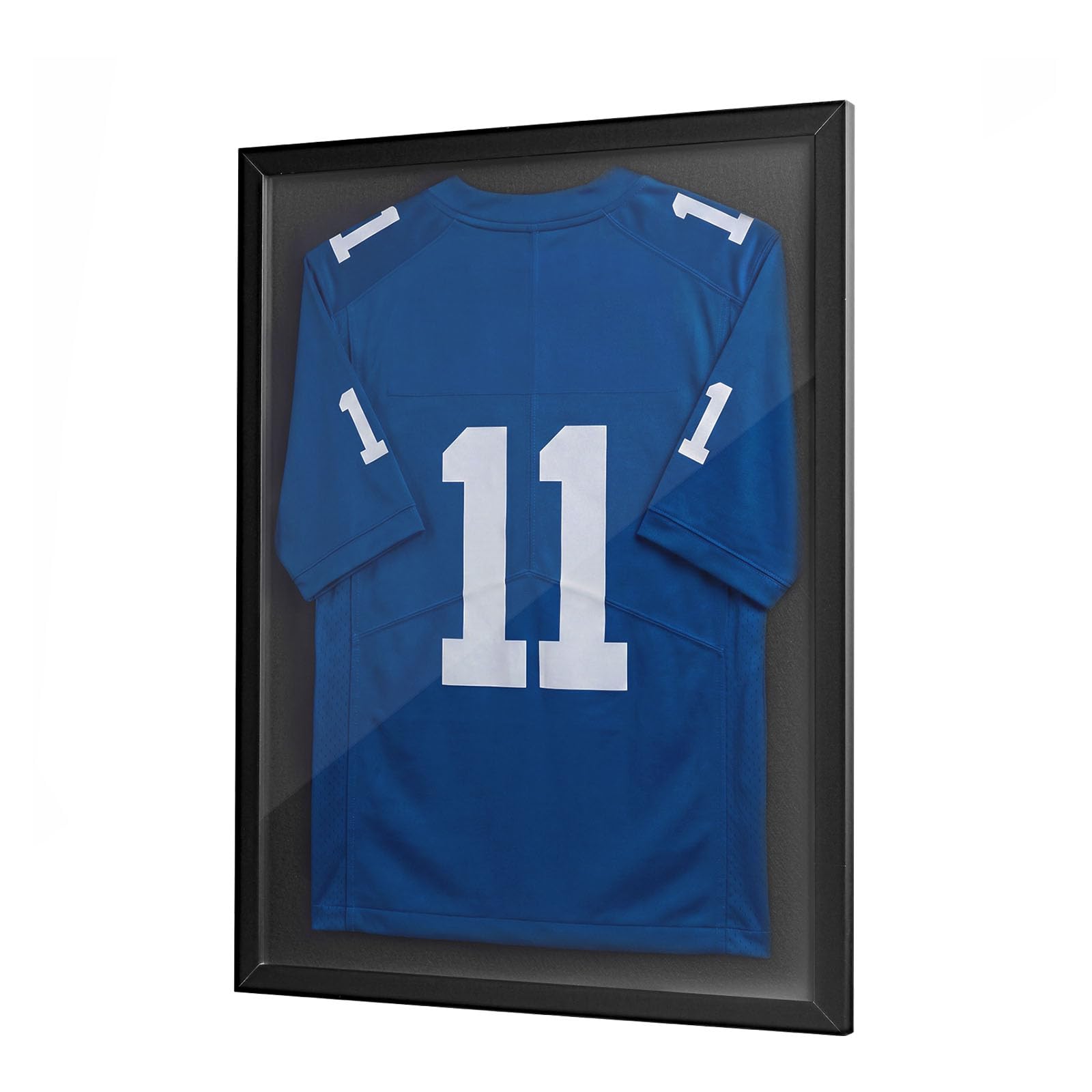 VEVOR Cornice per Maglia da Calcio, Cornice per Maglie Sportive in Legno Pannello in PC Trasparente Protezione UV, Teca Espositore per Maglie da Baseball Basket Calcio, 600 x 800 mm Collezionismo