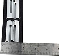 Vista 6 de 2 emblemas cromados 3500HD Sierra Silverado para puerta, placa de nombre, 2500 HD, apto para Silverado (plateado)