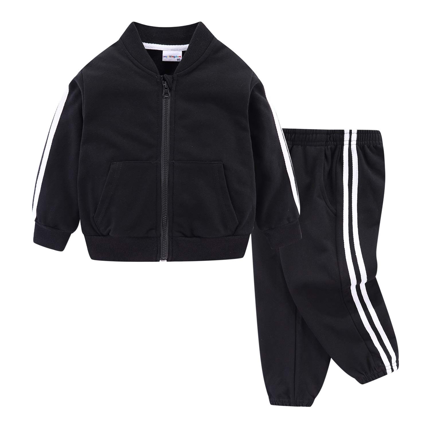 Mud Kingdom Kleine Jungs Jogger Set Langarm-Freizeitoberbekleidung