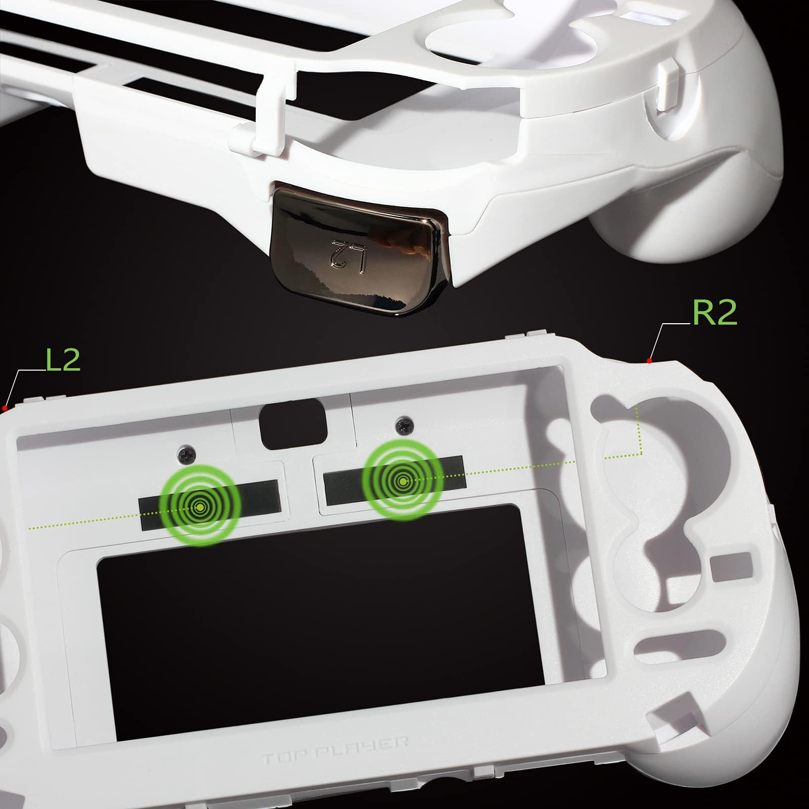 Amazon.com: L2 R2 Trigger Hand Grip Shell Controller Protective