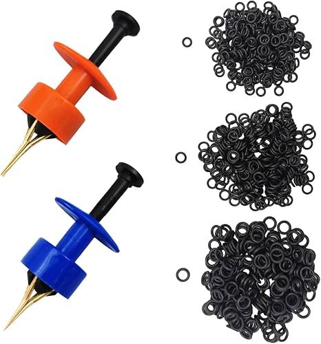Herramienta de bander de pellets con 600 juntas tóricas, herramienta de aparejo loco con anillos O de 0.157 in, 0.197 in, 0.236 in para gusanos