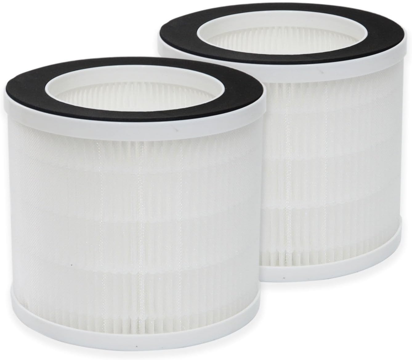 Replacement Filters Compatible with Senelux & Afloia Demi Air Purifier, 2-Pack H13 HEPA Air Clean Dust VOCs Odor Pets Hair Smoke