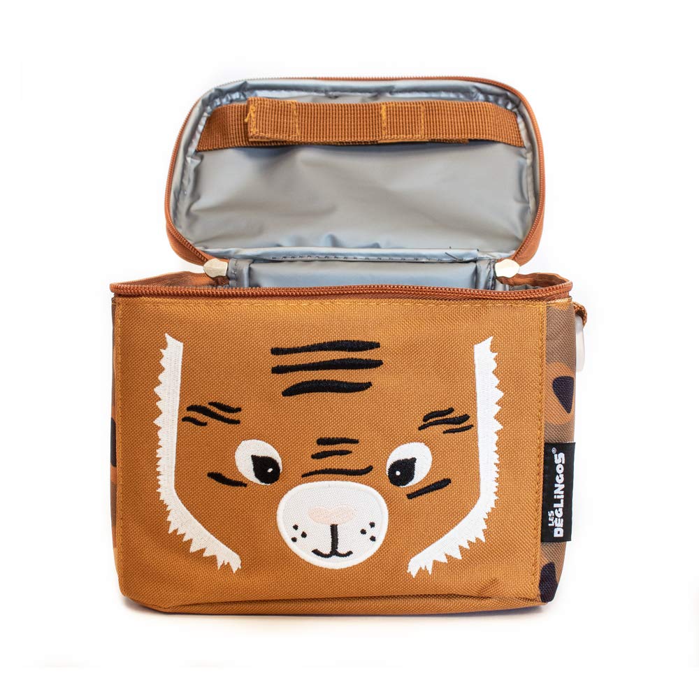 LES DÉGLINGOS Sac Isotherme Enfant Lunch Bag Repas Bandoulière Isolant PEVA Polyester Recyclé
