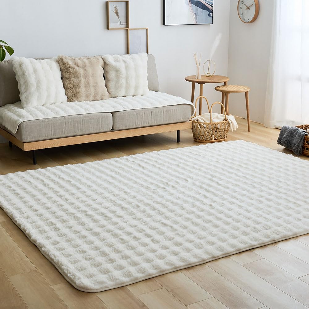 Amazon | リコメン堂 mocone もこもこラグ 長方形 180×240cm ラグ