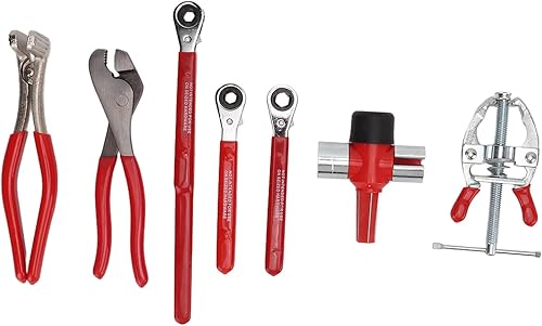 Miniatura 7 de Kit de herramientas de servicio de batería, 7 piezas, extractor de terminales de batería, alicates de batería de acero de alta resistencia,