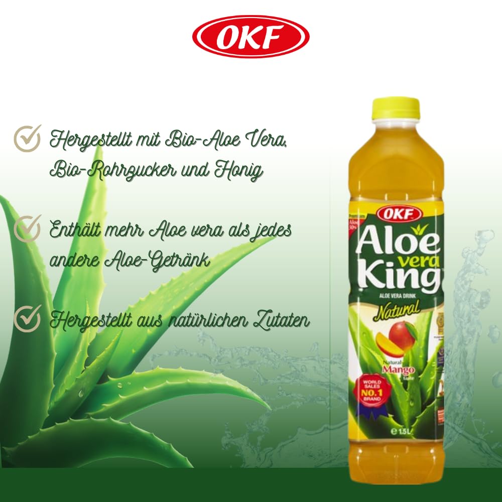 OKF - Aloe Vera Getränk Mango - Multipack (12 X 1,5 LTR)