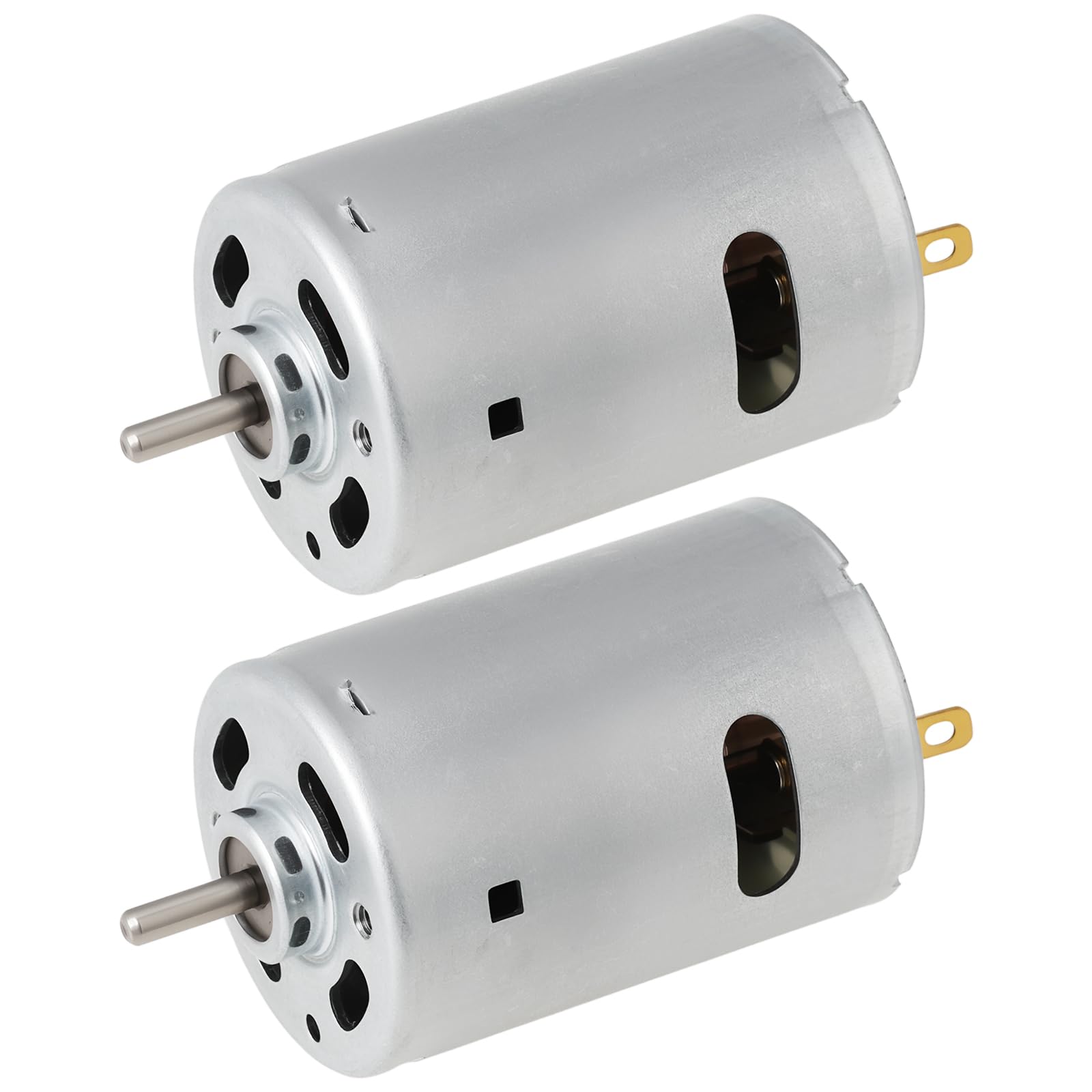 MechPort 2 Pcs 12V DC Motor 545 Type 3.17mm Shaft compatible with Hobby Models Small Appliances