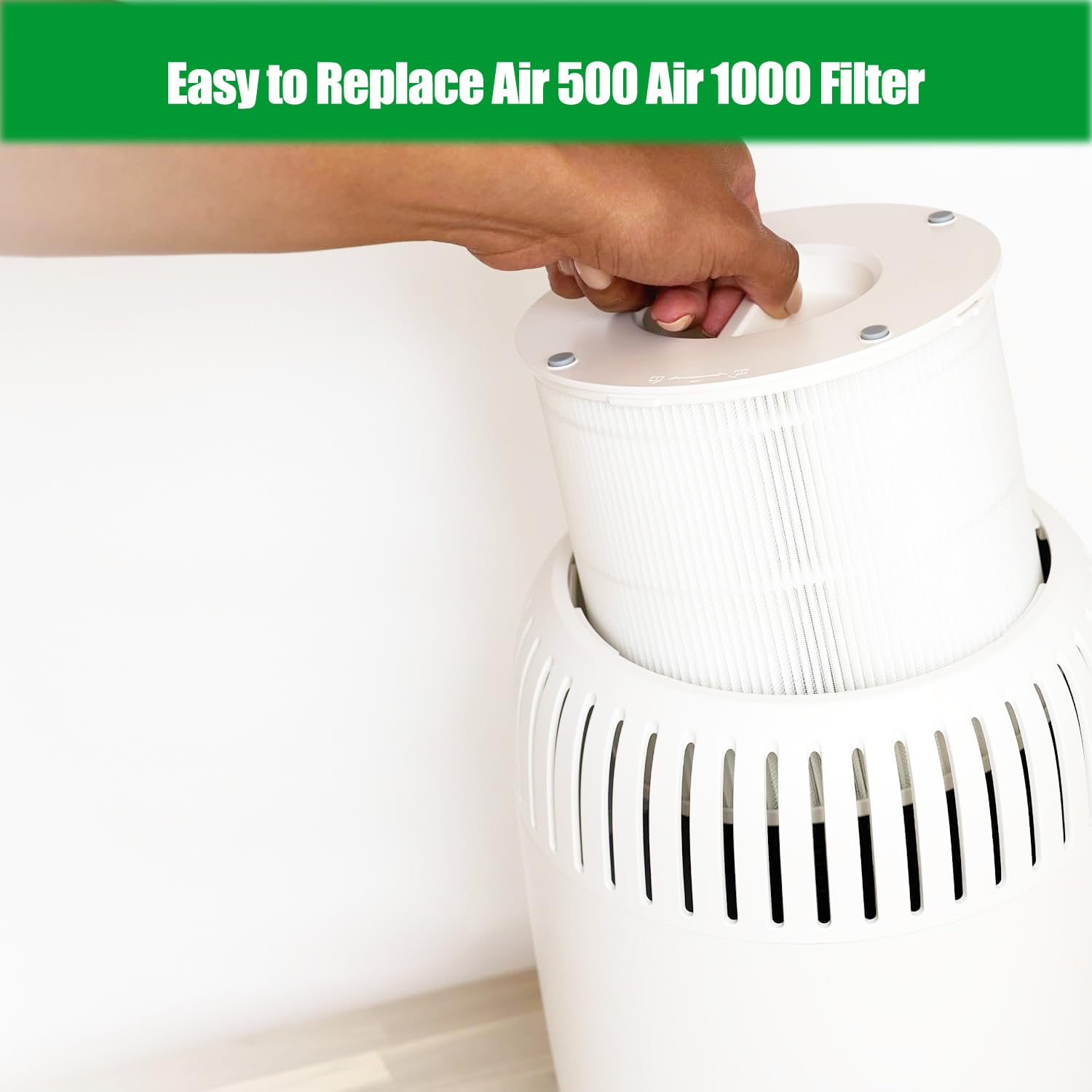 Filtro de repuesto compatible con purificadores de aire Bosch Air 1000 y AIR 500, filtro de carbón activo HEPA de alta eficiencia 3 en 1, paquete de 2 unidades