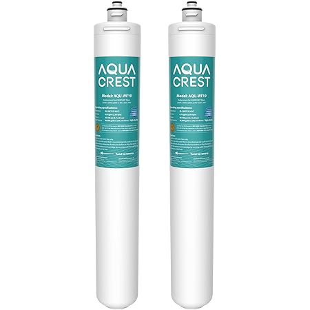 Filtres à Eau Sous évier AquaCrest AQU-8019 - Lot De 2, Remplacement Pour Everpure I2000, MC2, Etc.