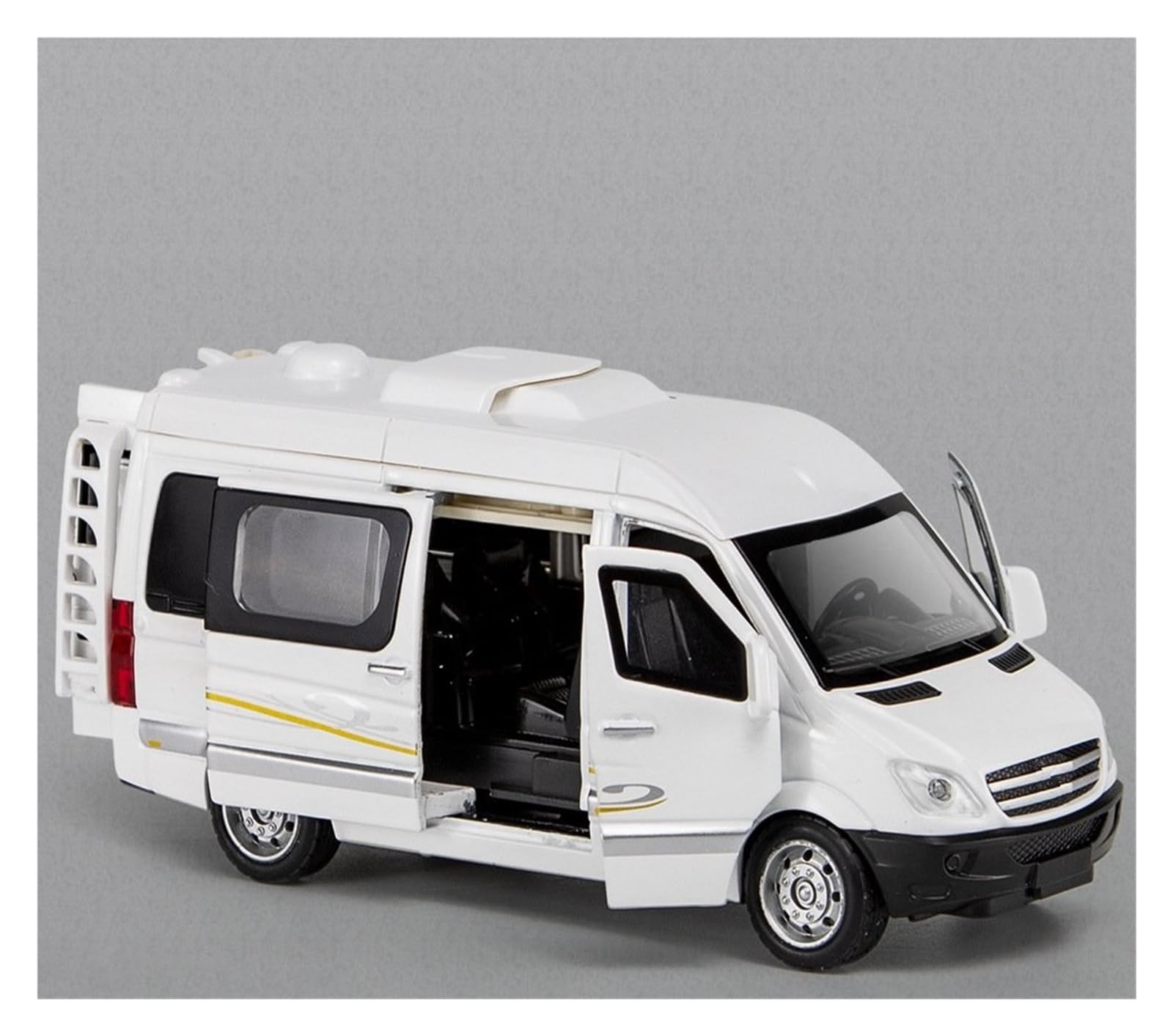 BANKOTO Diecast Car 1:32 For Benz For Sprinter MPV Alloy Metal Diecast Model Car Collections Collectible(White)