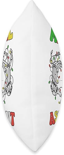 Miniatura 2 de Medical Assistant CMA Skeleton Hand Christmas Heartbeat Throw Pillow