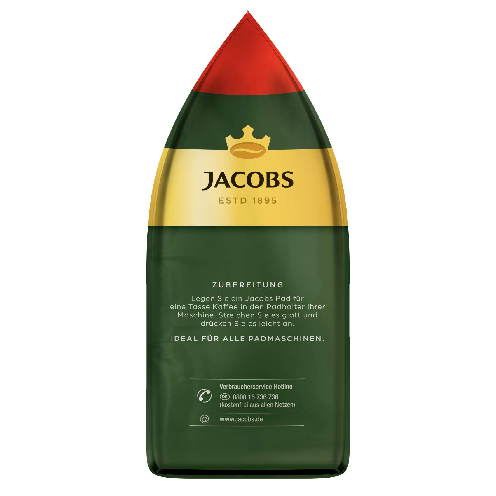 JACOBS Pads Crema Classic Senseo kompatibel Vorteilspack 5x 36 = 180 Kaffeepads