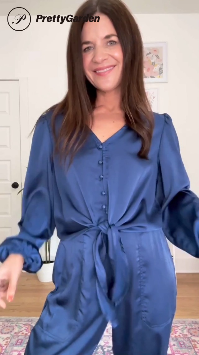 Conjunto De 2 Piezas Para Mujer - Top Y Pantalones Alto De Cintura De Satén, Estilo Elegante Para Verano, Fiestas O Ocio