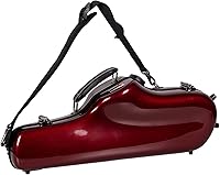 Vista 25 de Estuche para saxofón alto Crossrock Pro-Grade Gris espacial, cerradura TSA, protección elegante y de élite, correas desmontables, bolsillo