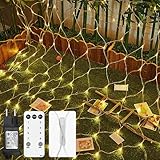 Liyade Lichternetz Außen, 3x2m 200 LED Lichterkette