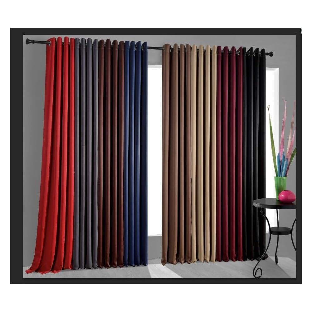 Univers Decor - Set Van 2 Gordijnen - Geluids- En Thermische Verduistering - 140x260 Cm