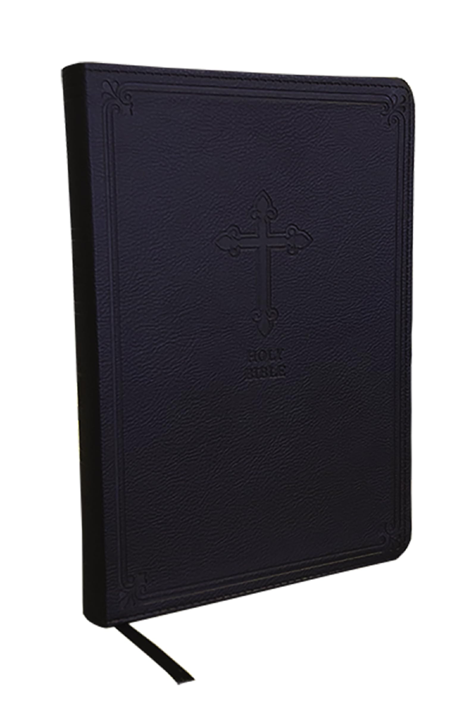 KJV, Value Thinline Bible, Large Print, Leather. Nelson Imitation Leather<|