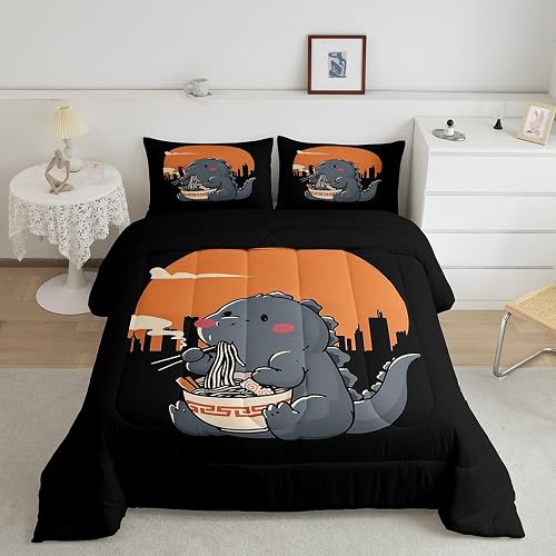 Feelyou Cute Monster Comforter Set Full Size for Boys Girls