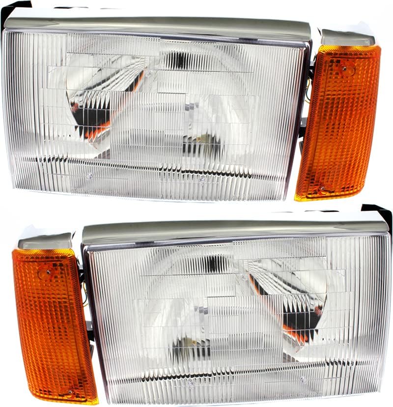 Miniatura 1 de Gold Shrine Para Volvo Wiaes  Wia Integral Aero Sleeper Faro 1988 1989 1990 1991 1992 1993 1994 1995 1996 1997 Reemplazo del conjunto del faro