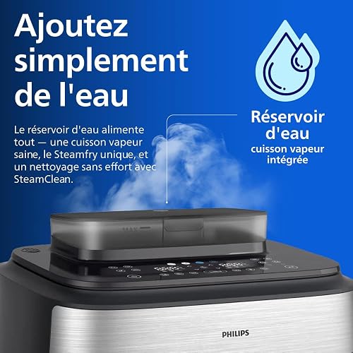Philips Airfryer 5000 - Air Fryer Panier Flexible 9.5L, Cuisson vapeur - 7