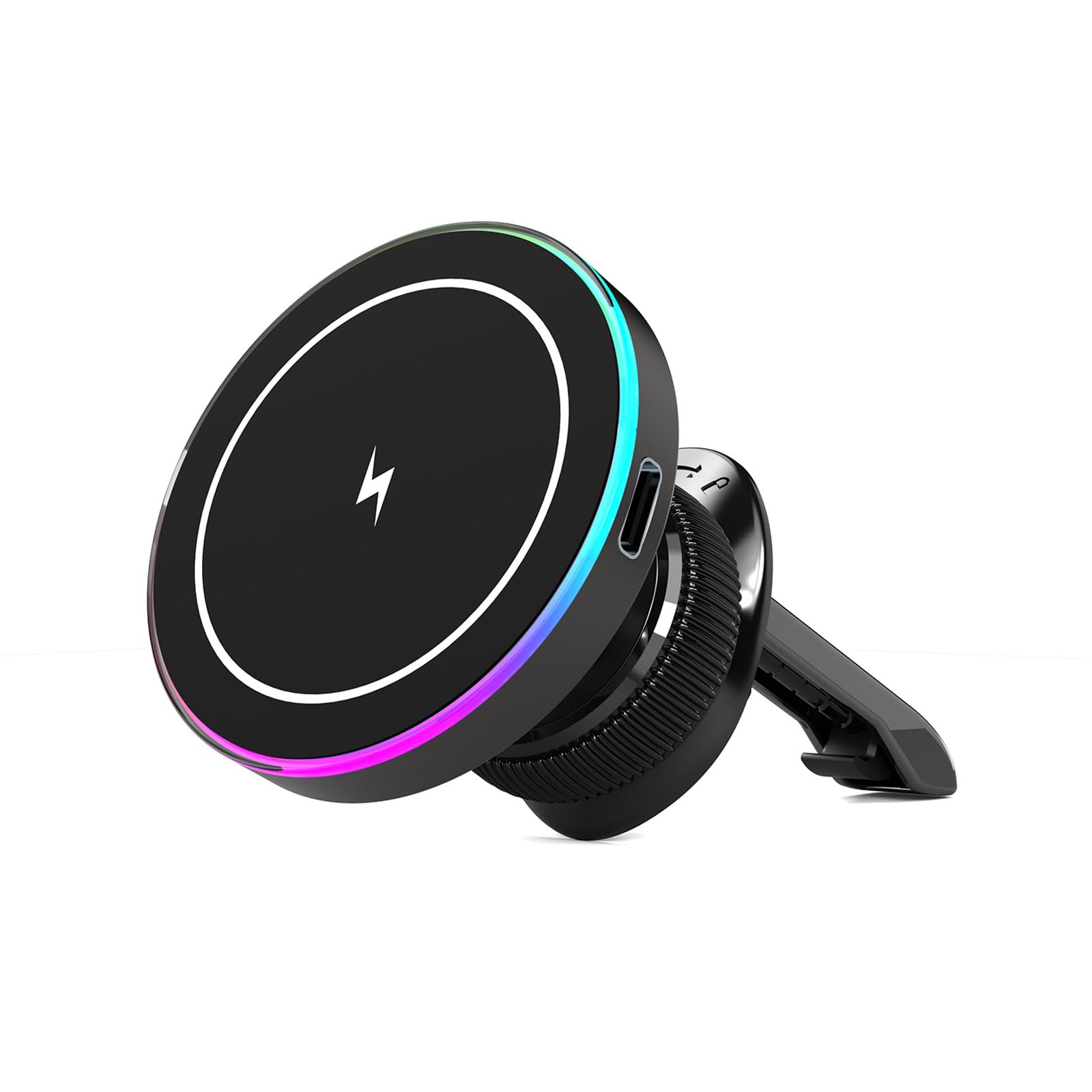 JDNH Upgrades Car Mount Wireless Chargers 15W Power with Overheat Rotatable Magnetic Car Phone Hold for Phone